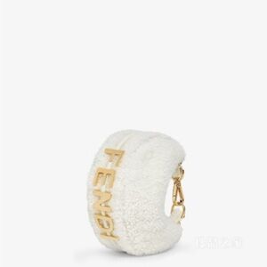 Fendi Gold Accent White Key Holder